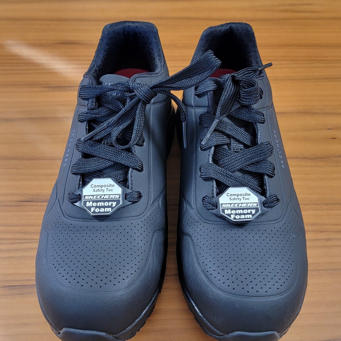 Skechers Uno Deloney Composite Toe Slip Resistant Black SN 108101W Women's 73