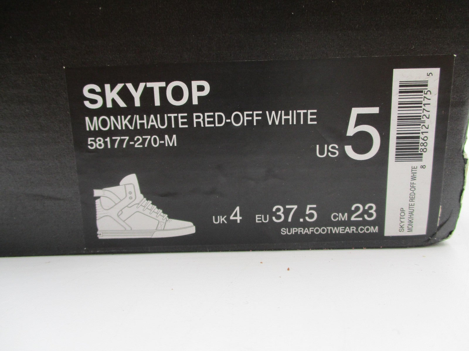 Supra Skytop Muska 001 Shoes Kids Size 5 Brown Suede High Top Skate Sneakers14