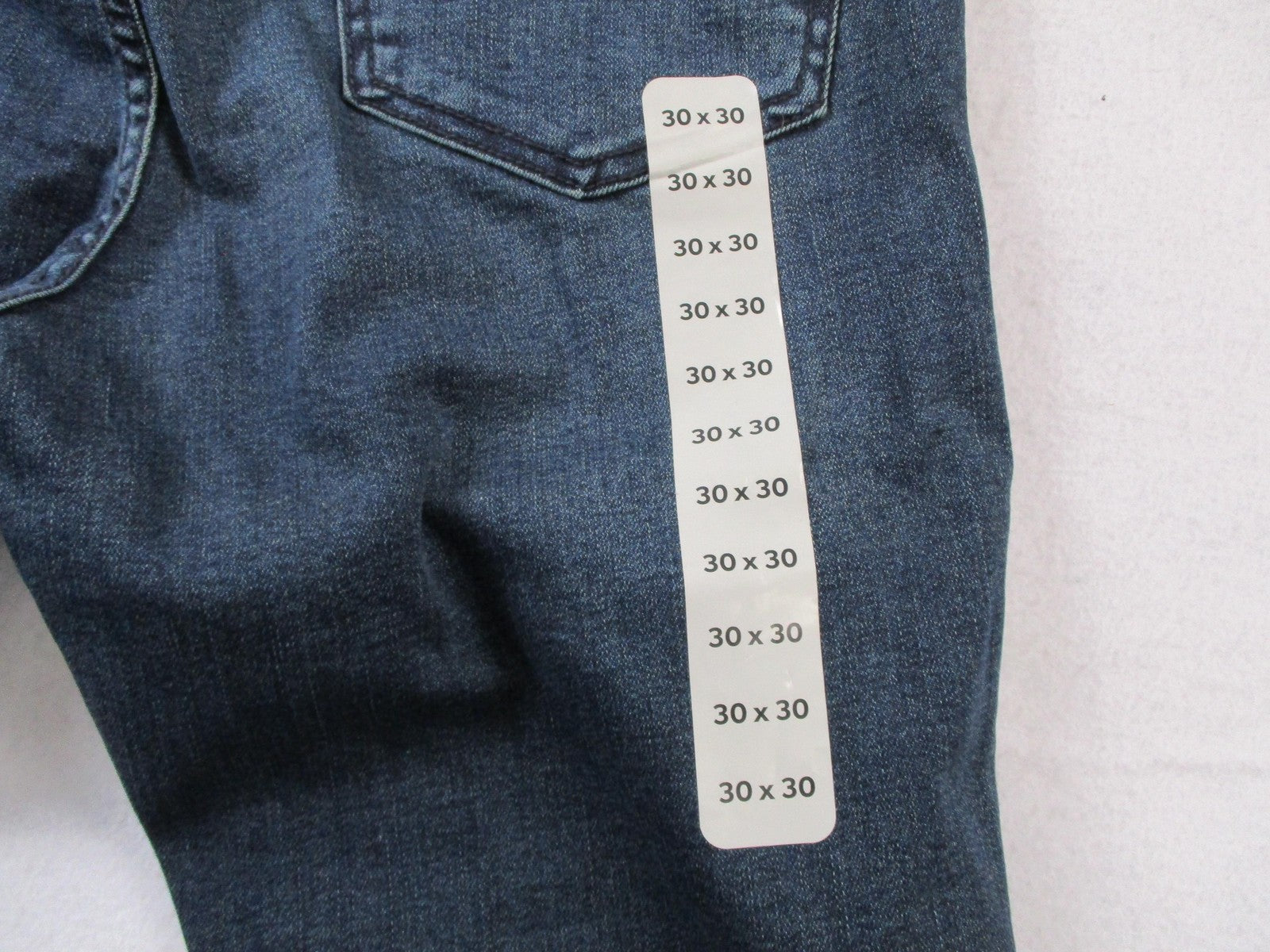 Express Jeans Mens 30x30 Blue Indigo Slim Fit Denim Stretch Pants 14565