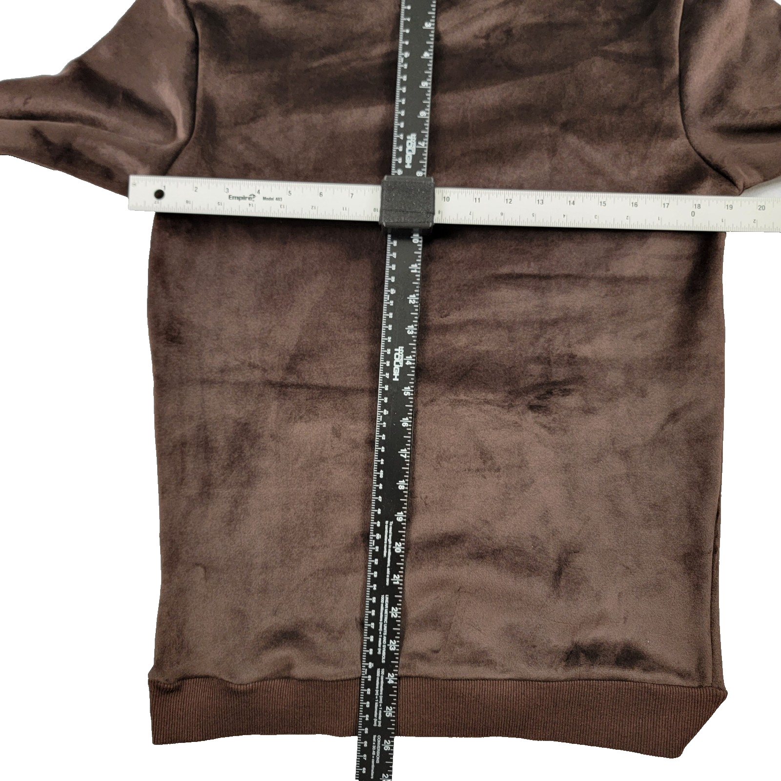 THC Hideout Clothing Blessed Velour Hoodie Brown Small Limited Edition 7587591