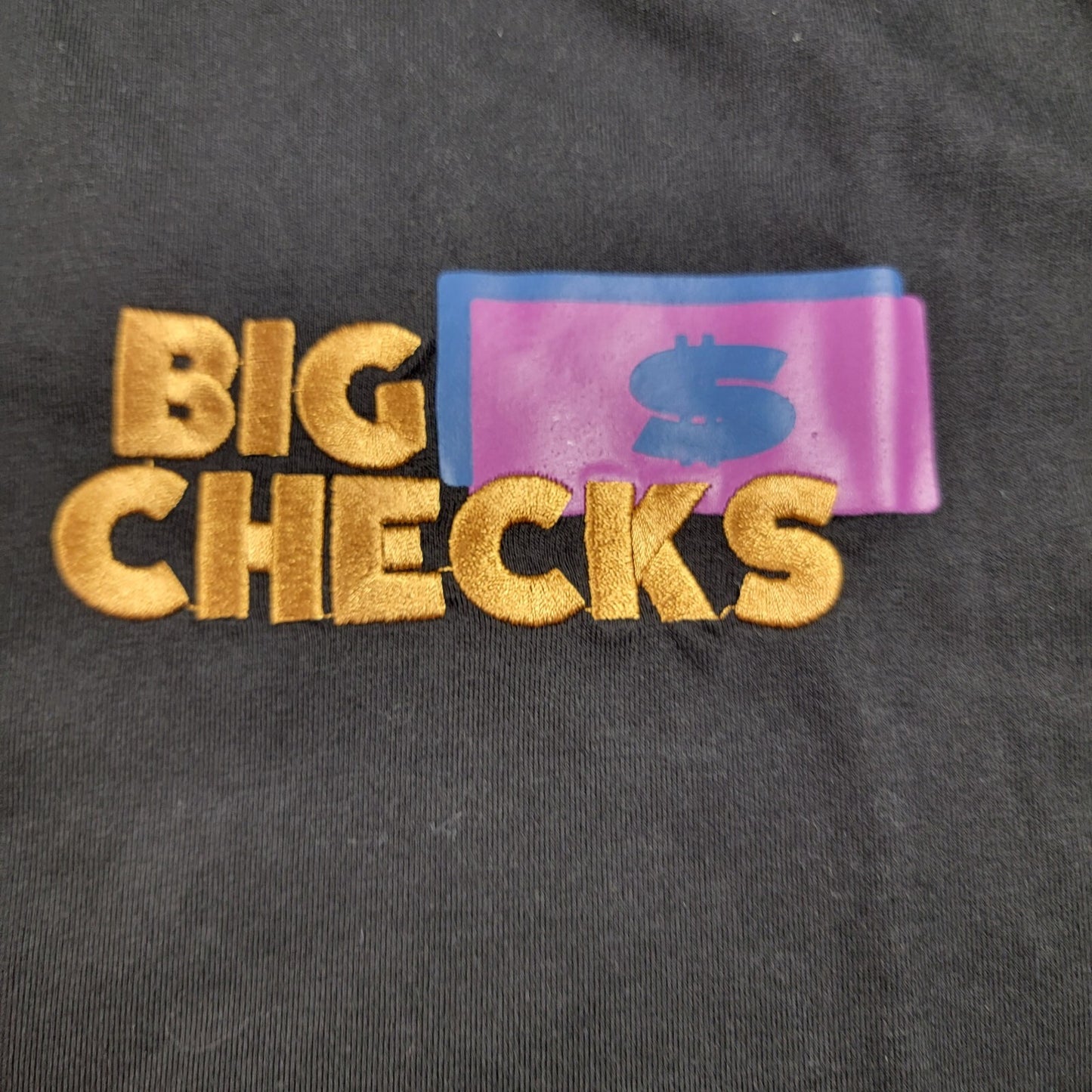 New Genuine Authentic Tee Shirt Bundle 'Money Drip' and 'Big Checks' Sz M