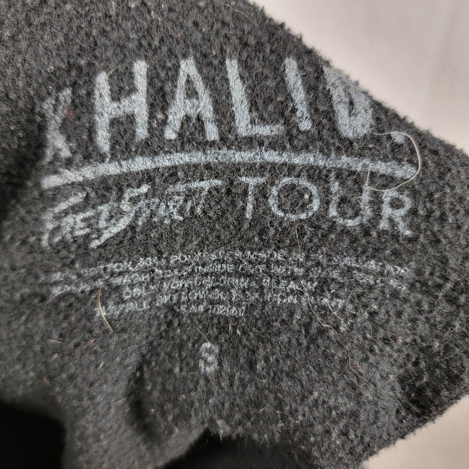 Khalid Free Spirit 2019 Tour Hoodie Black Small Preowned Concert Merch