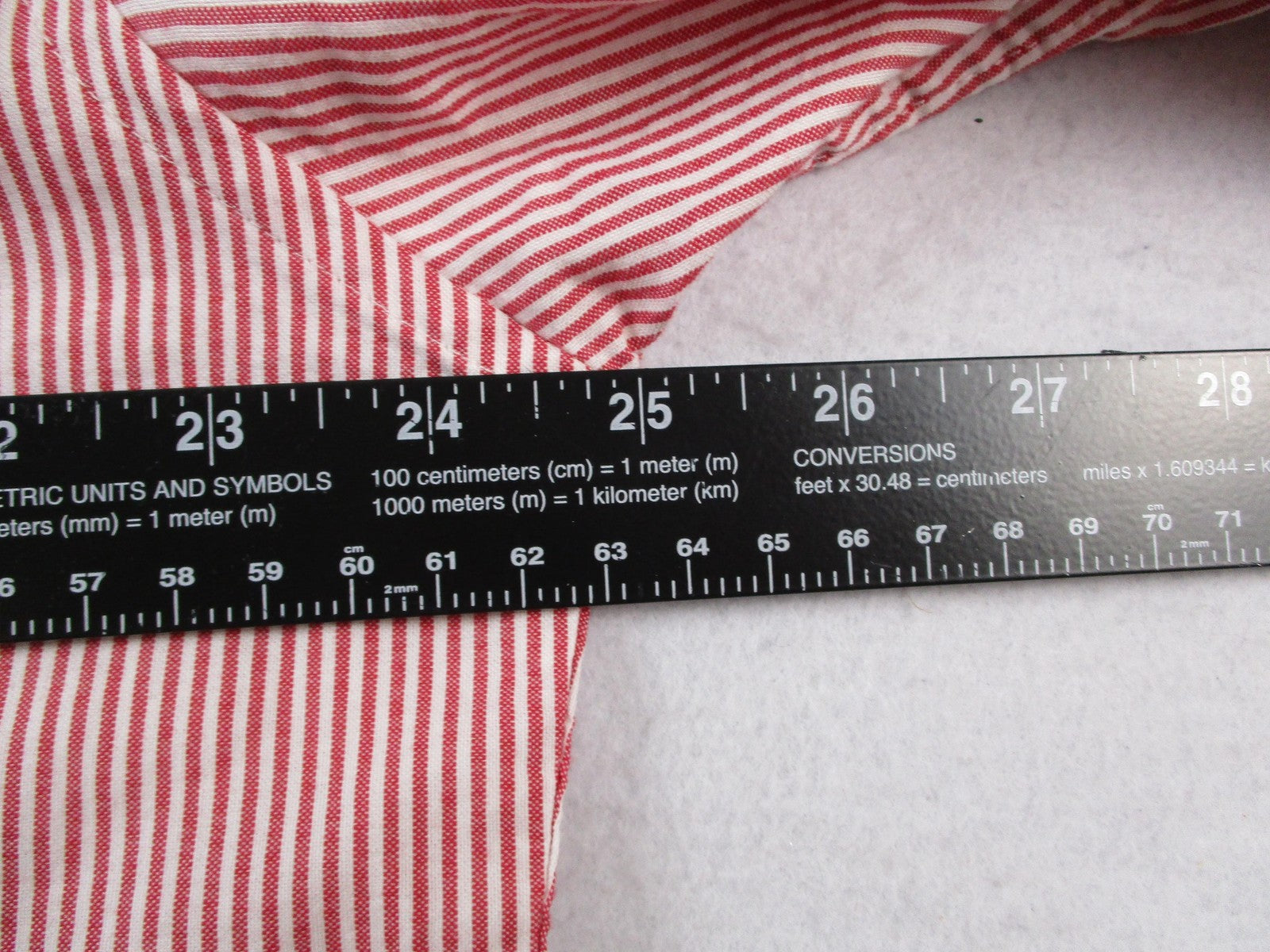 English Laundry Shirt Mens 2XL Red Striped Long Sleeve Embroidered ELW810 155912