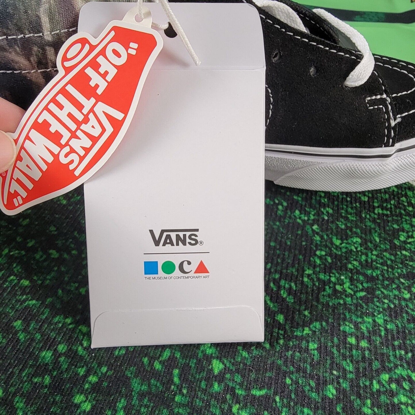 VANS SK8HI MOCA Frances Black High Top Unisex Sneakers Sz911