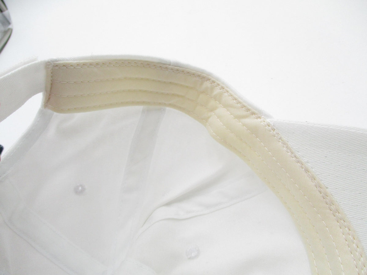 BIG Hat Cap Strap Back Mens One Size White Cotton Twill Baseball Dad Classic9