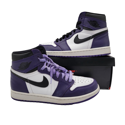 Air Jordan 1 Retro High OG Court Purple 2.0 555088-500 Men's 8 OG All Preowned0