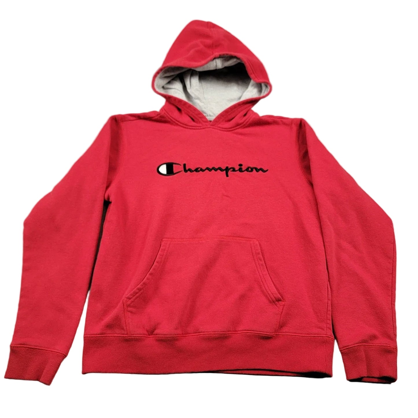 Kids Red Champion Pullover Hoodie  Size XL  Light Wear