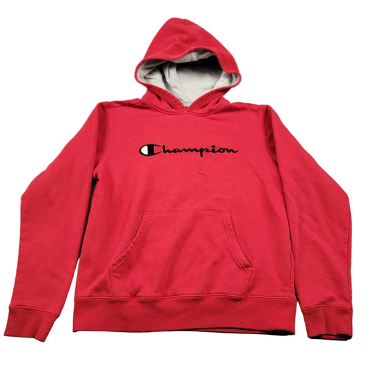Kids Red Champion Pullover Hoodie  Size XL  Light Wear