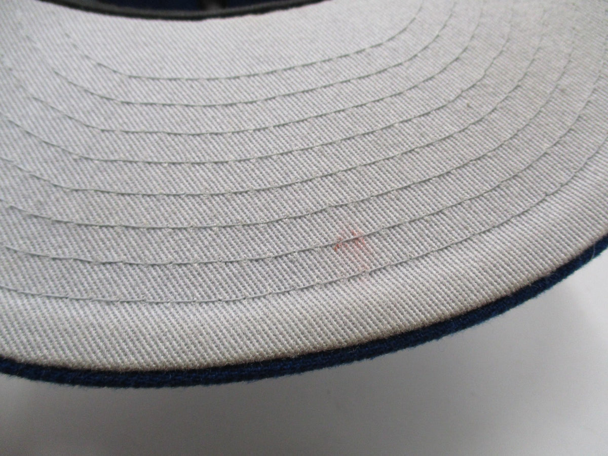 Atlanta Braves Hat Cap Fitted Mens 7 1/8 Blue MLB Baseball 59FIFTY New Era11