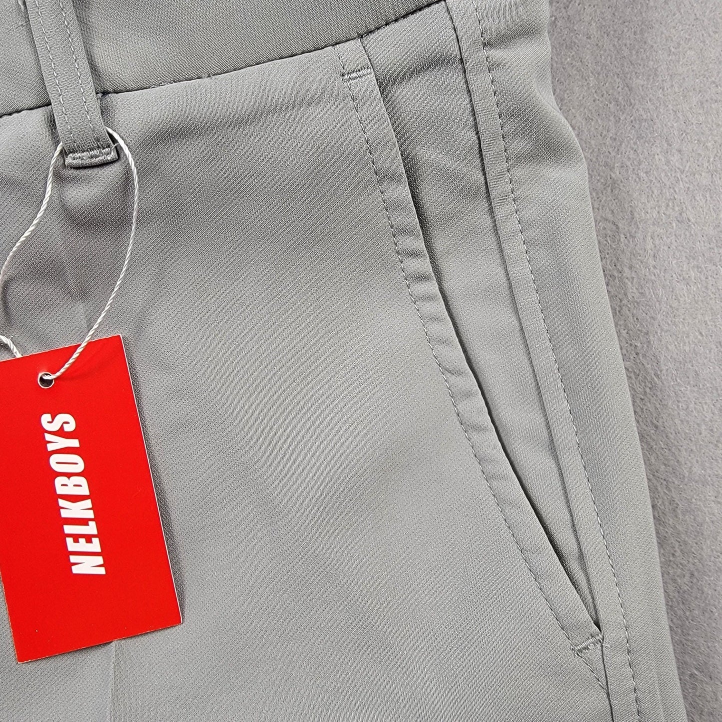 Full Send Nelk Boys Cement Color Golf Pants Size Medium New1