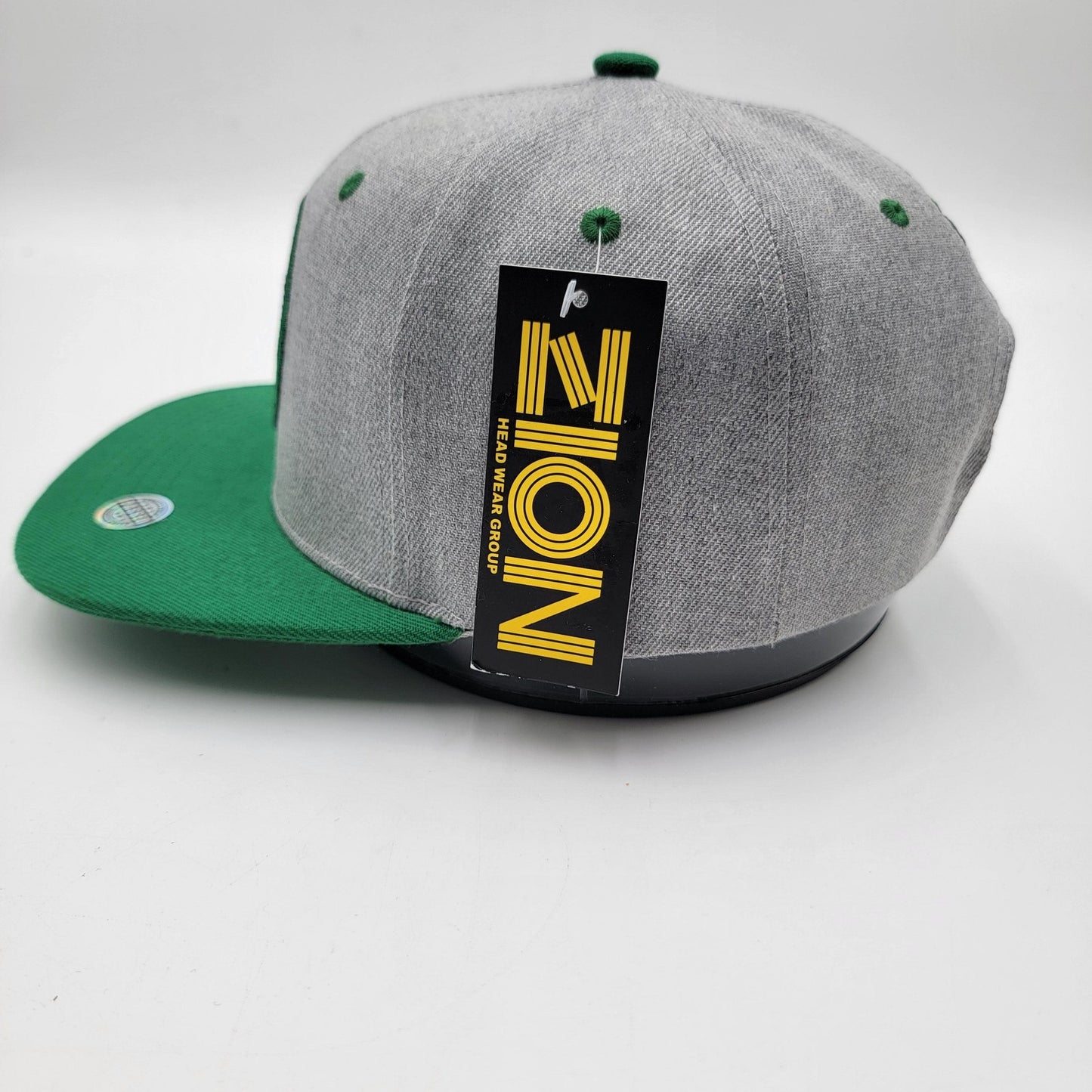 Hecho En Mexico Hat Cap Snap Back Gray Green Embroidered Patch Zion Mens Mexican1