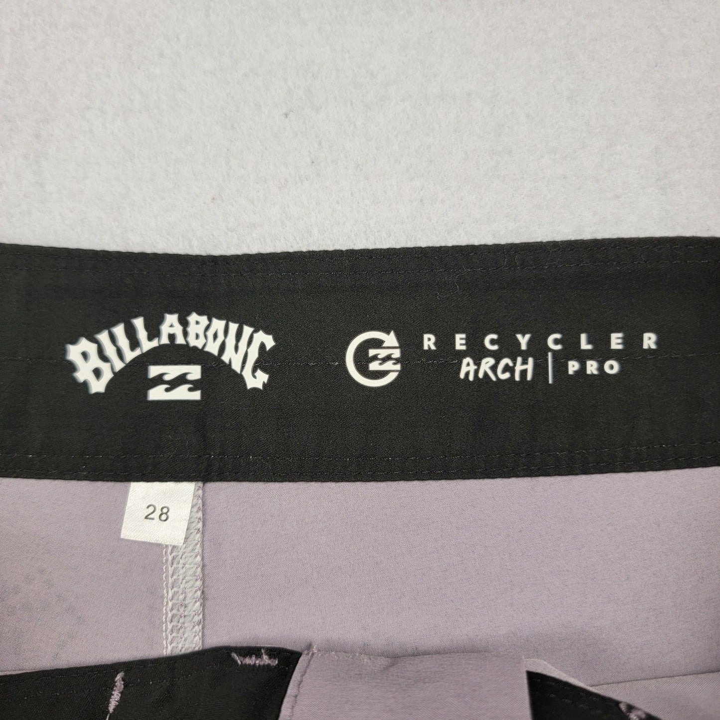 Billabong Recycler Arch Pro Gray Board Shorts  Size 28 NWT2