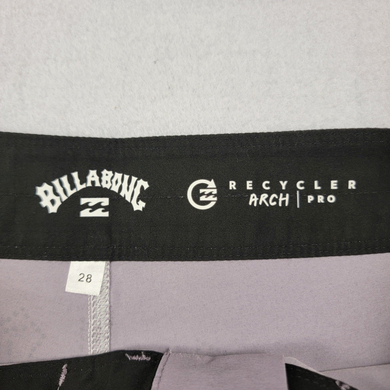 Billabong Recycler Arch Pro Gray Board Shorts  Size 28 NWT2