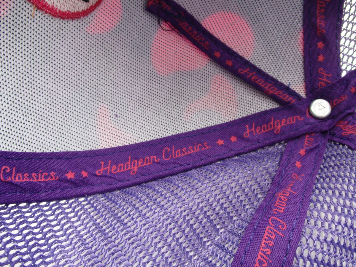 Betty Boop Headgear Classics Hat Cap Snap Back Adjustable Womens Purple Camo10