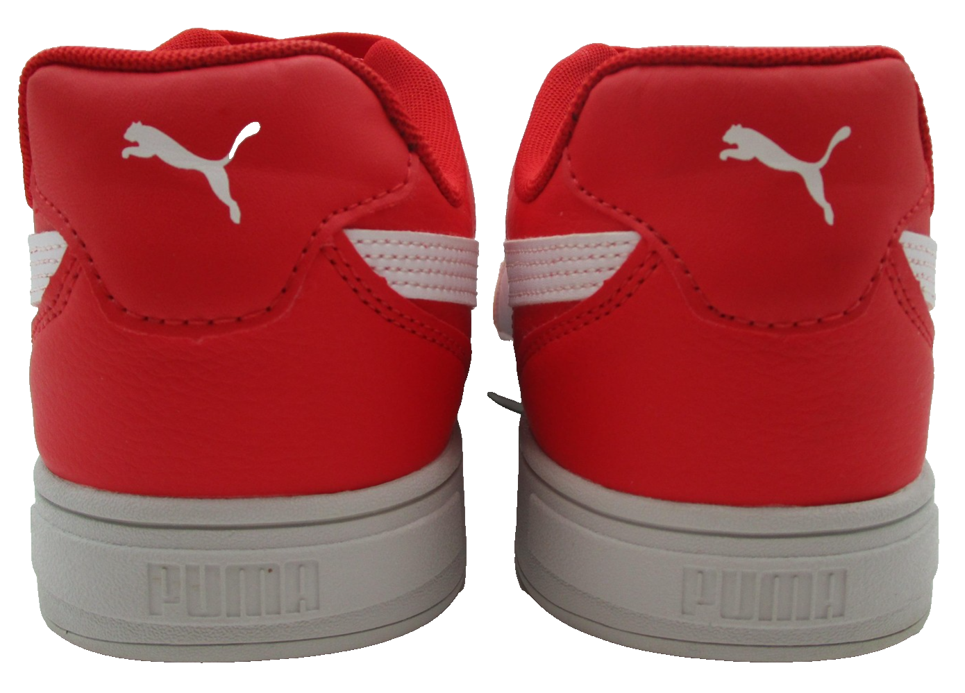 Puma Shoes Mens Sz 10 Red White Low Top Casual Colorblock Sneakers 38081019 1S86