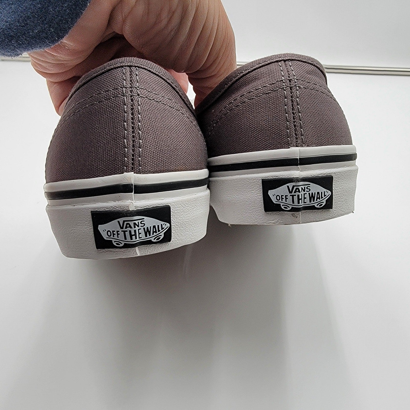 Vans Authentic Pewter Sneakers Sz 5.5M/7W VN000JRAPBQ3