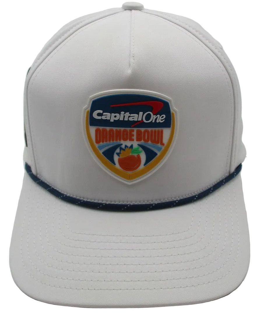 Florida State Seminoles Hat Cap Snap Back One Size White Orange Bowl Pacific0
