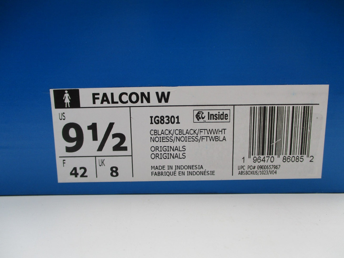 adidas Falcon W IG8301 Black White Women’s Size US 9½ New In Box12