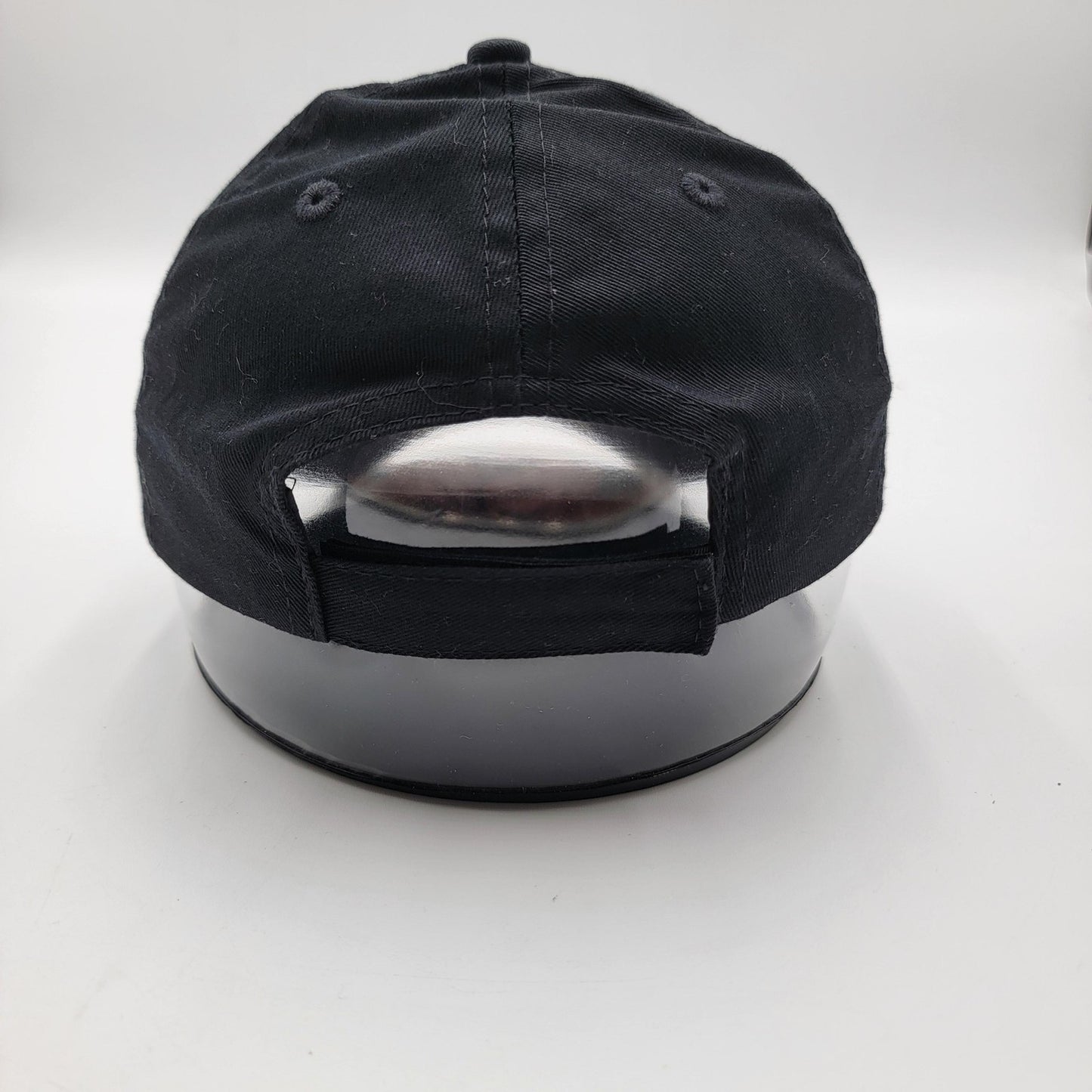 Port & Company Hat Cap Strap Back Youth Black Red Embroidered Logo2
