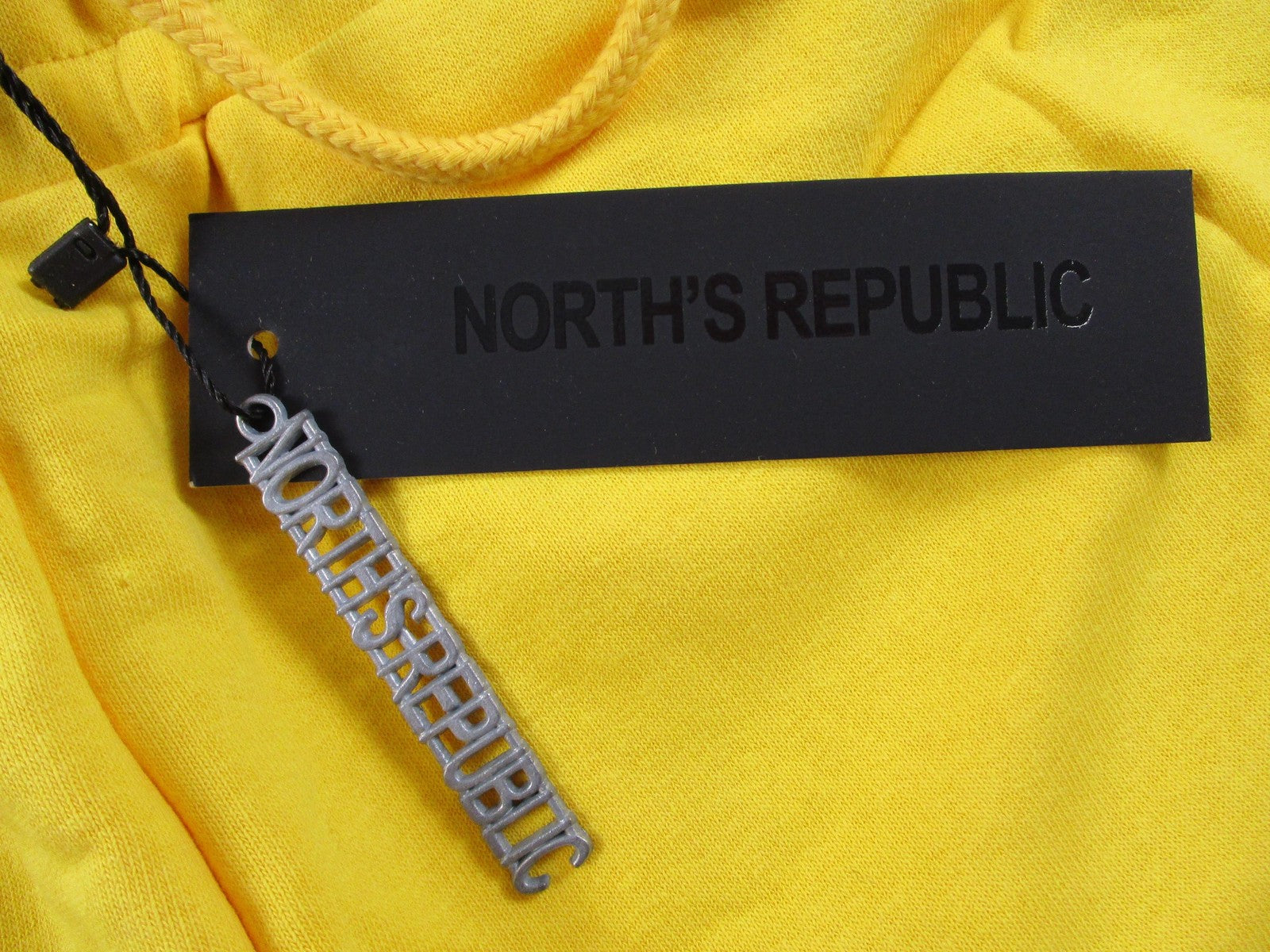 North's Republic Pants Mens 2XL Yellow Side Stripe Fleece Joggers Sweatpants New4