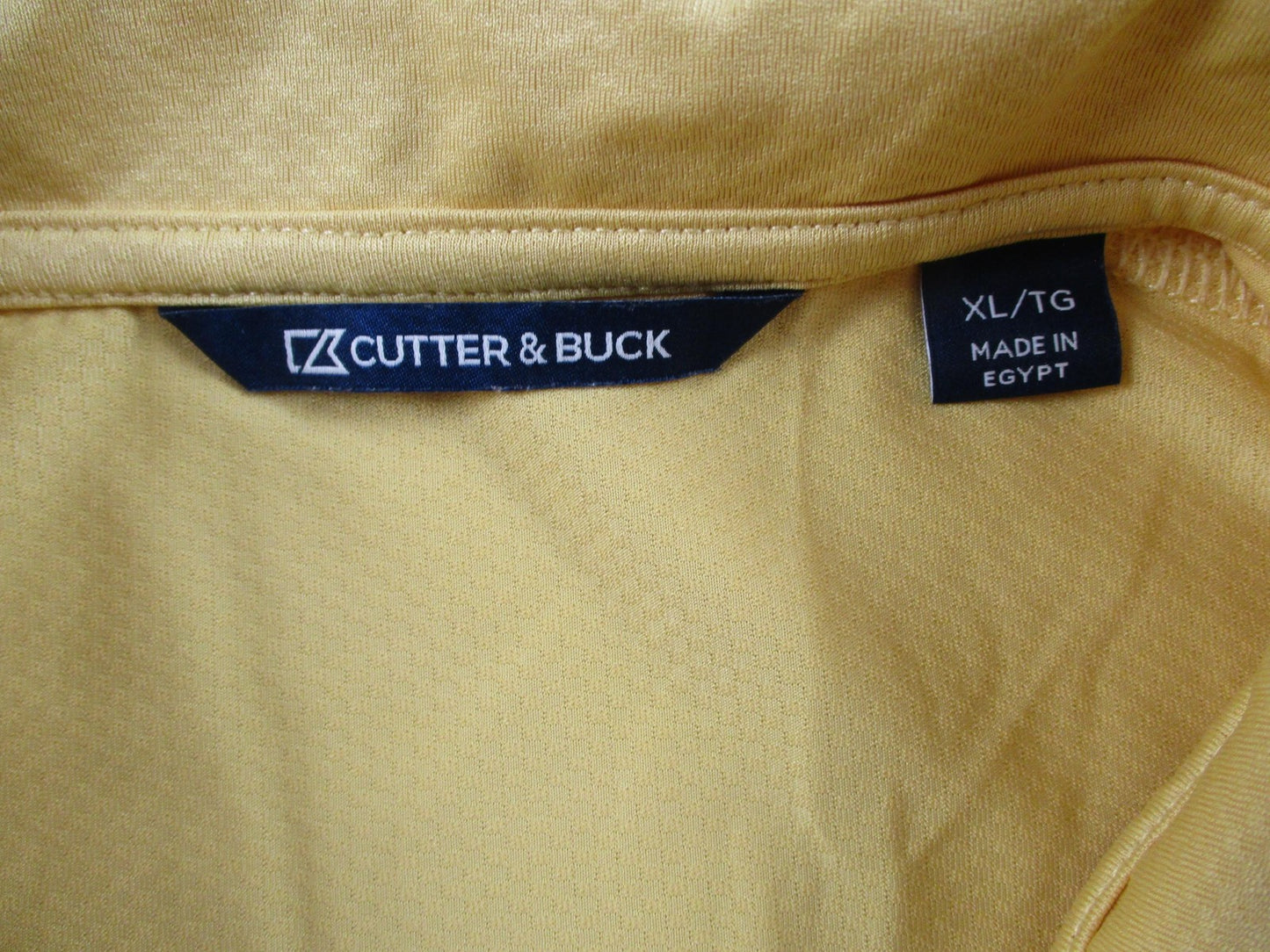 Cutter & Buck Polo Shirt Mens XL Yellow Sultan's Run LPGA Championship Golf5