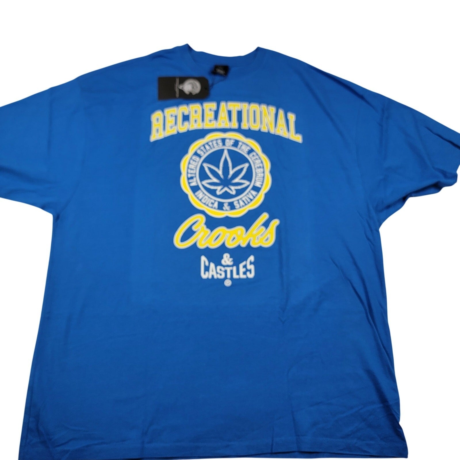 Crooks & Castles Recreational Tee + Sweatpants Set 3XL NWT Blue/Red 7262