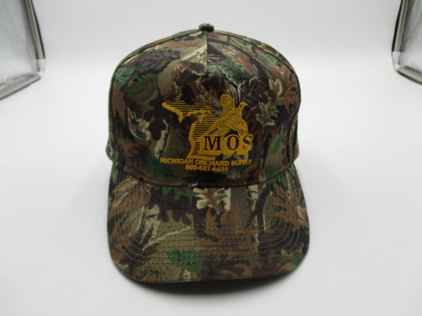 Michigan Orchard Supply Hat Cap Snap Back Mens One Size Green Camo Otto Hunting0