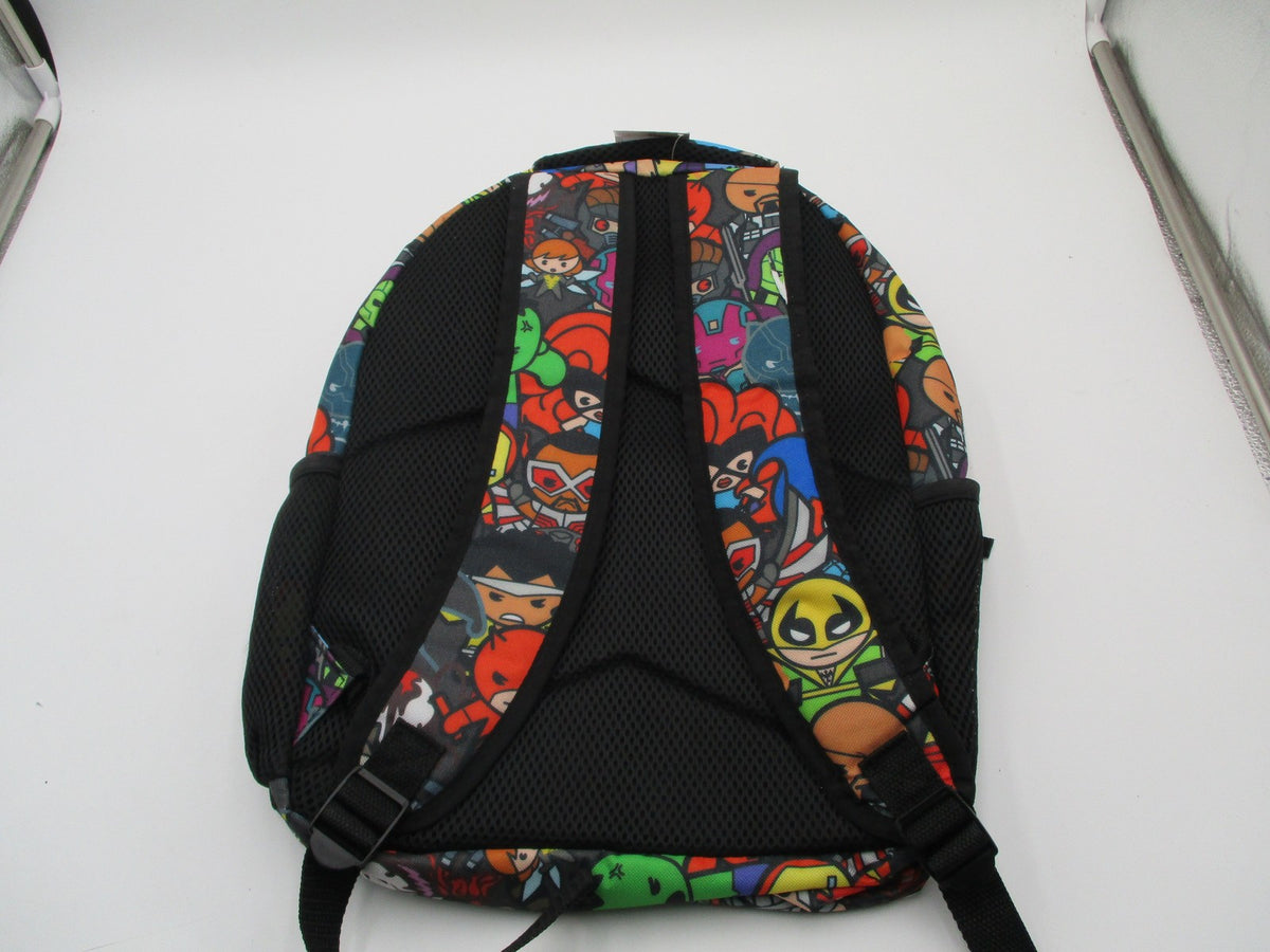 Marvel Backpack Boys Large Multicolor Superhero Print Padded School Bag Avengers3