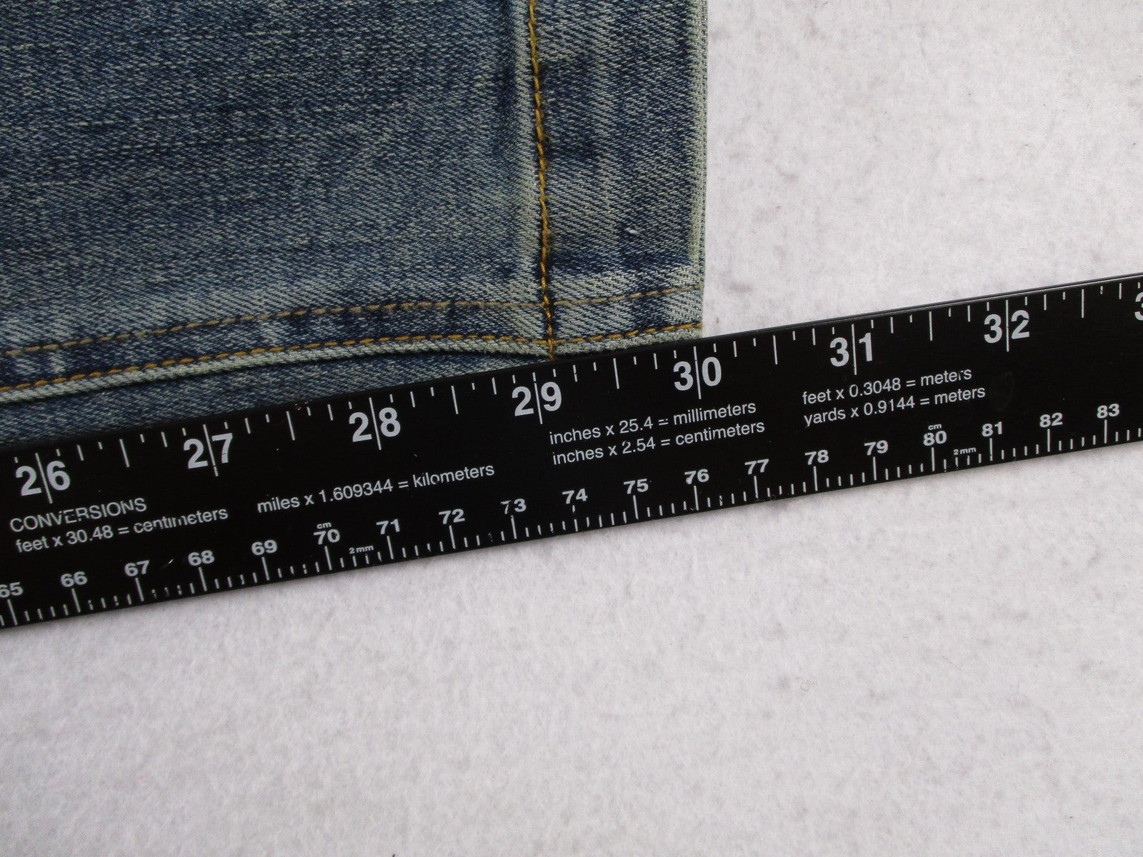 PrAna Axiom Jeans Mens 34x30 Blue Antique Stone Wash Straight Stretch Denim10