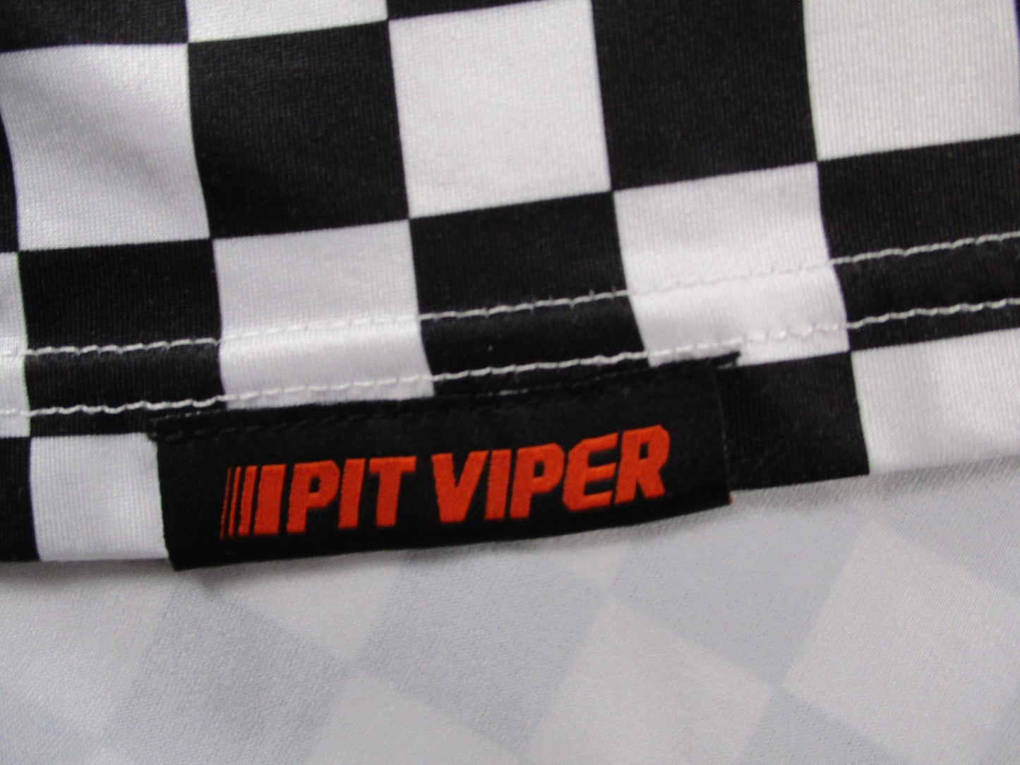 Pit Viper Polo Shirt Mens Large Multicolor Checkered Racing Graphic NWT 16994