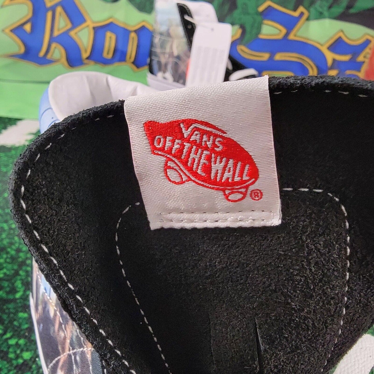 VANS SK8HI MOCA Frances Black High Top Unisex Sneakers Sz98