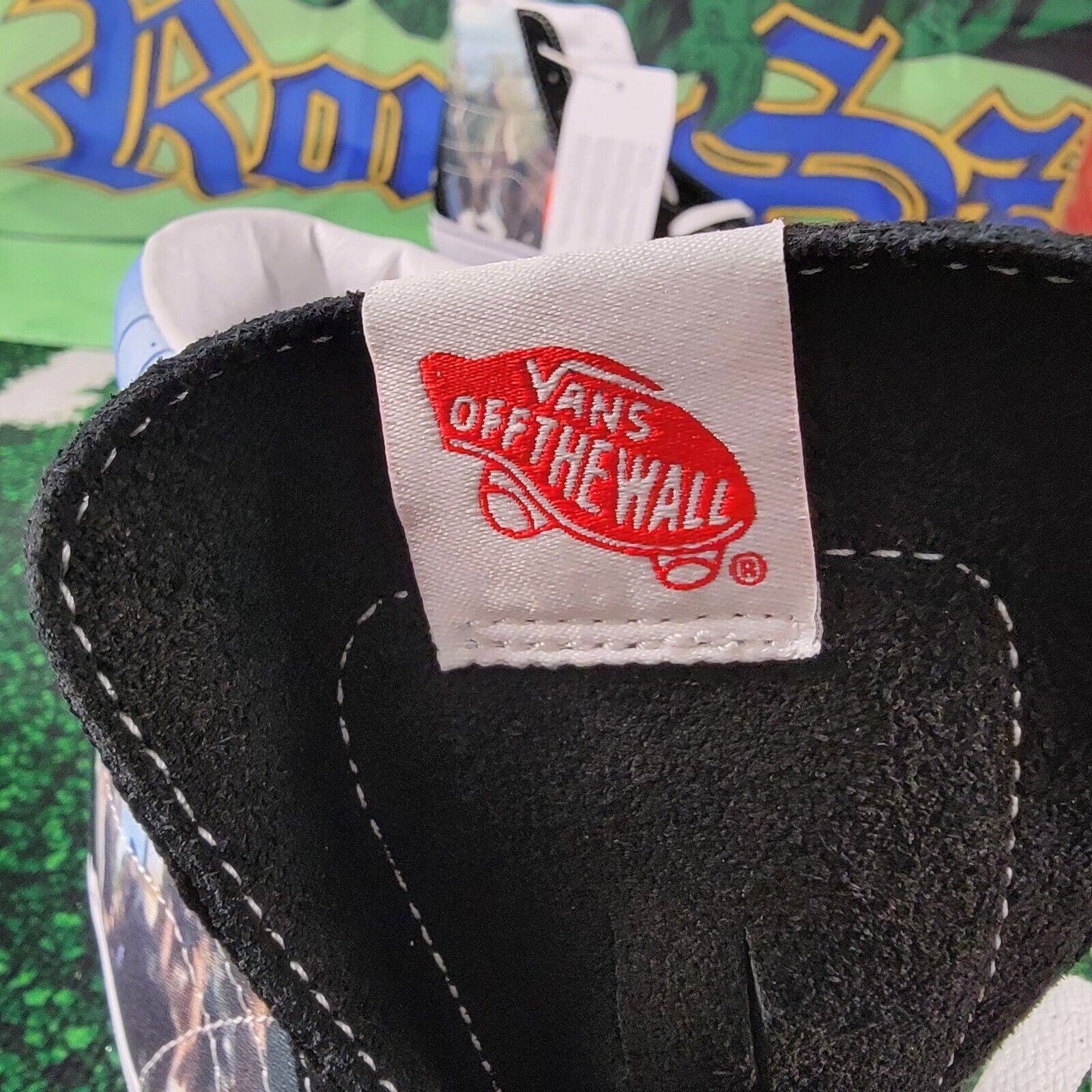 VANS SK8HI MOCA Frances Black High Top Unisex Sneakers Sz98