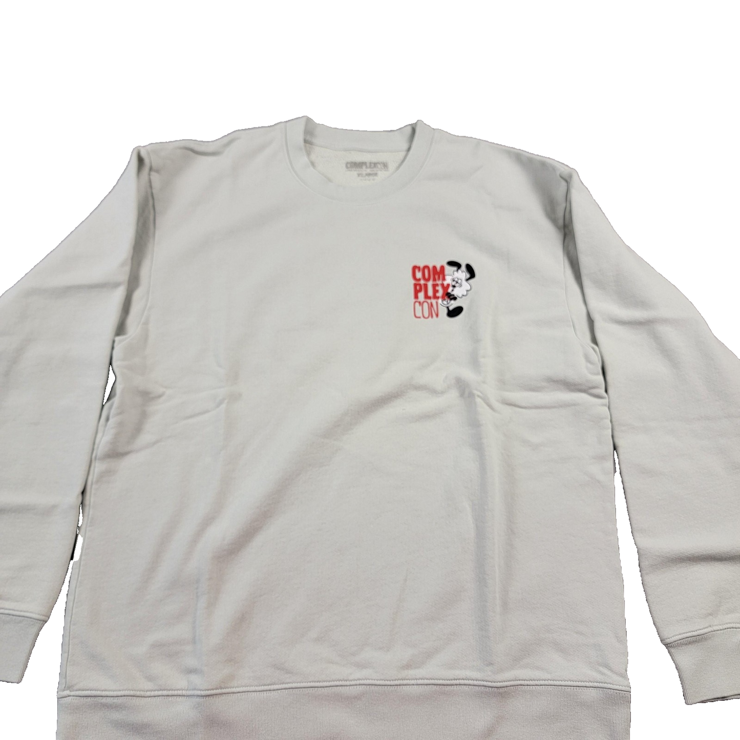 ComplexCon Crewneck Sweatshirt XL Light Grey 2022 Official Merch EcoCycle
