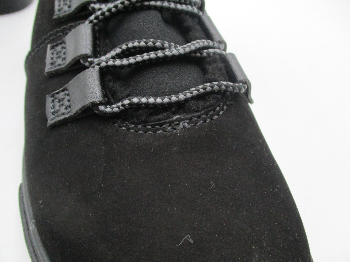 Timberland Dausette Fleece Fold Down Snow Boots Womens Size 7.5 Black Nubuck12