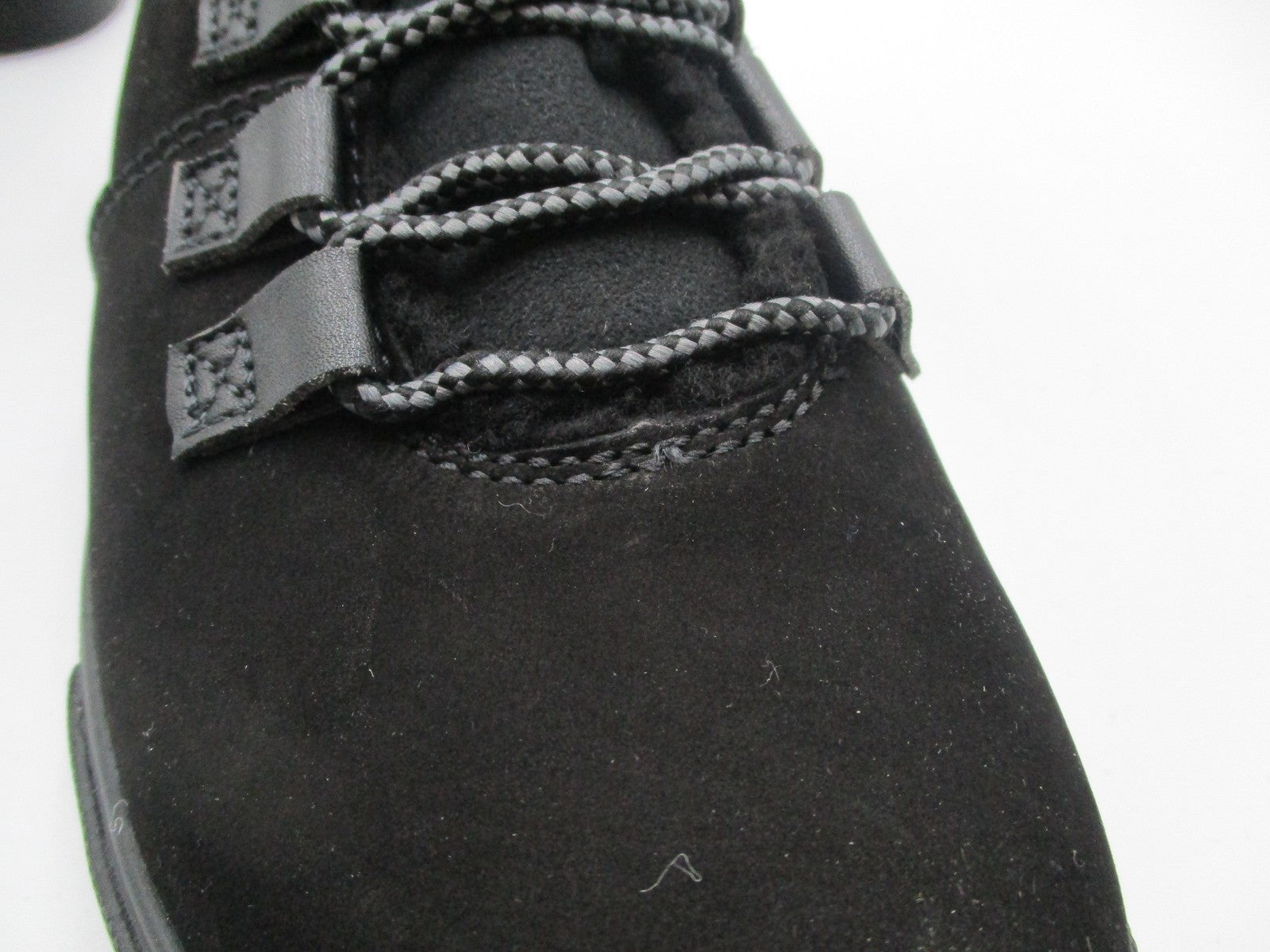 Timberland Dausette Fleece Fold Down Snow Boots Womens Size 7.5 Black Nubuck12
