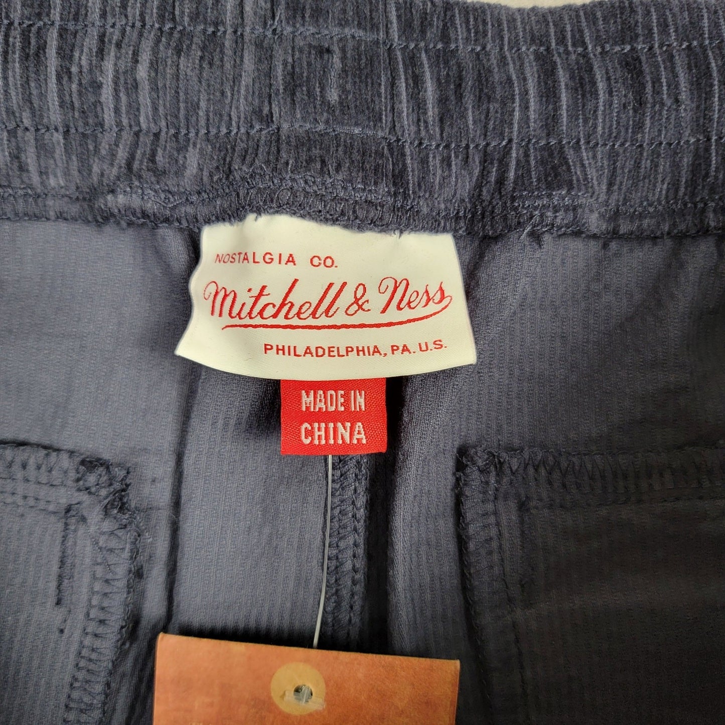 Mitchell & Ness Lakers Comet Shorts Midnight Navy Corduroy XL New