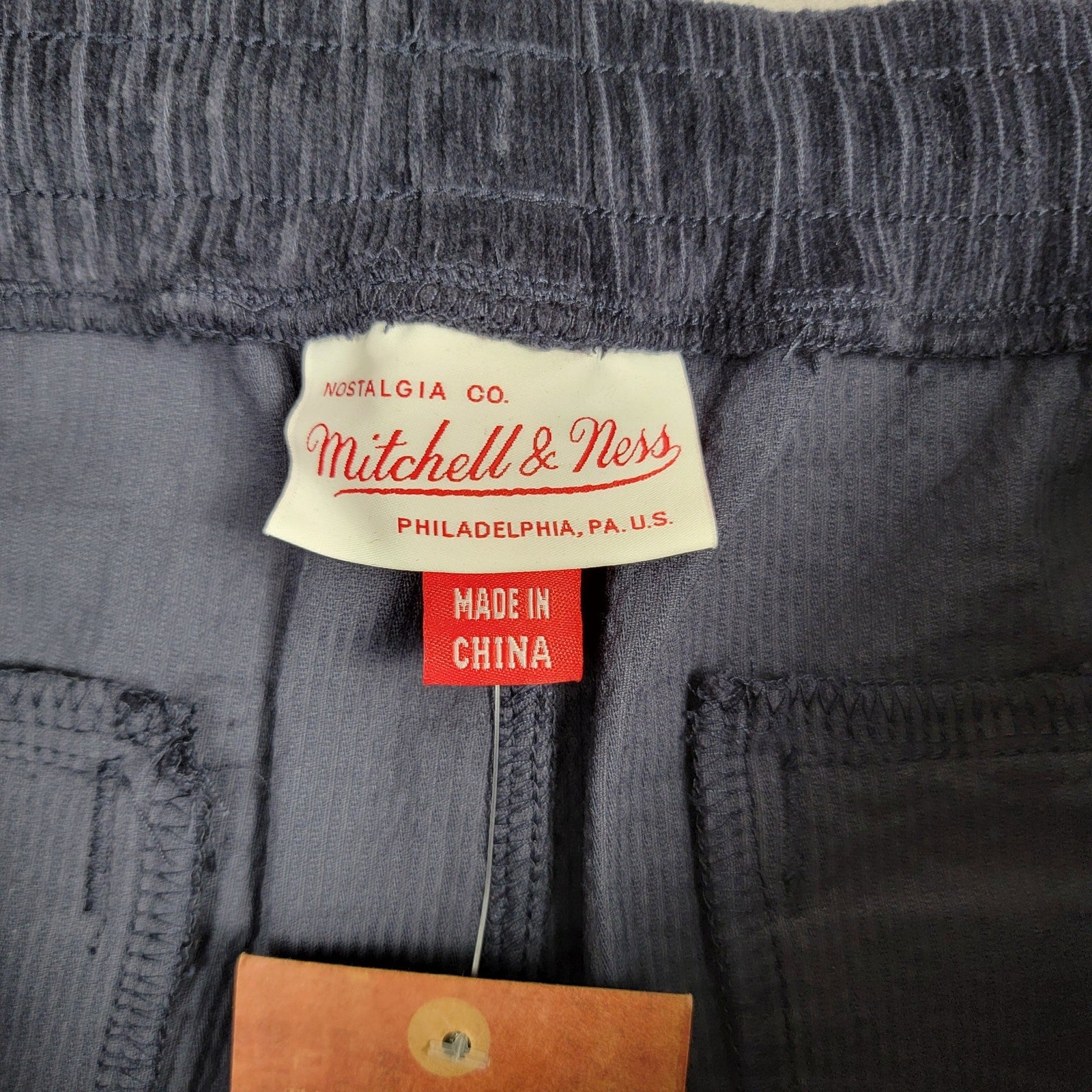Mitchell & Ness Lakers Comet Shorts Midnight Navy Corduroy XL New