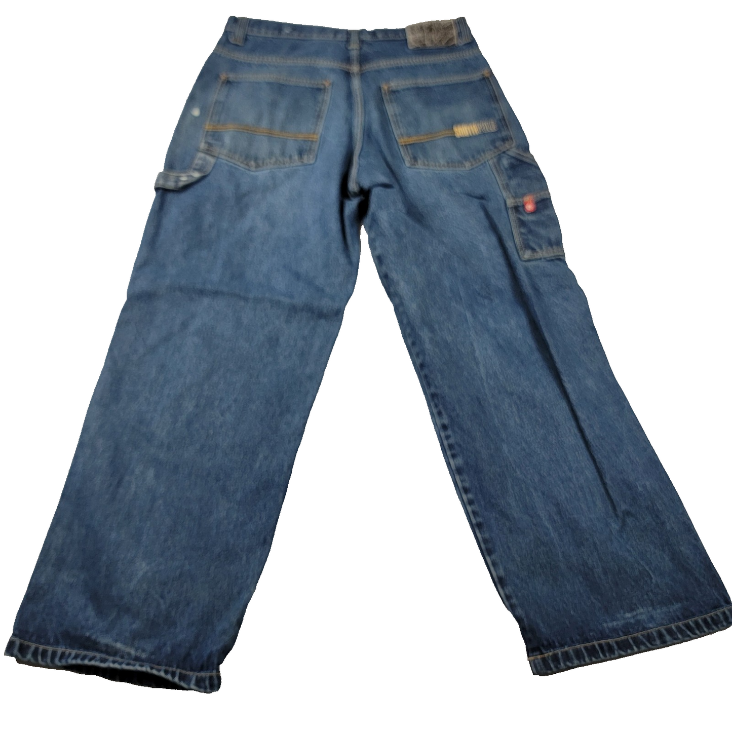 Southpole Jeans Men 36 Blue Denim Carpenter Baggy Loose Fit Hammer Loop Y2K 11891
