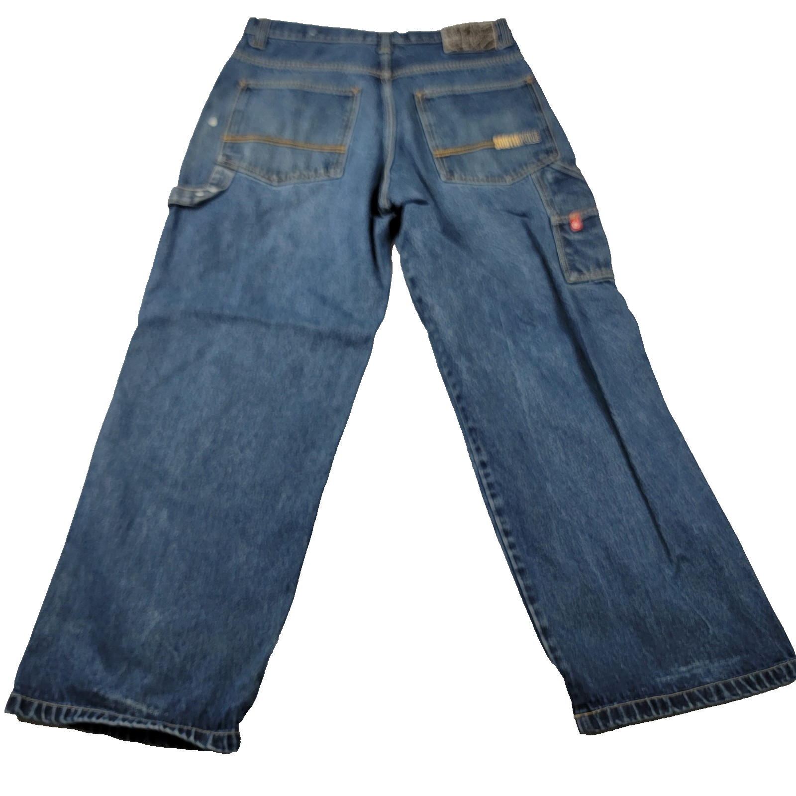 Southpole Jeans Men 36 Blue Denim Carpenter Baggy Loose Fit Hammer Loop Y2K 11891