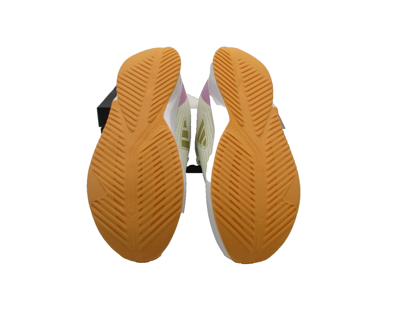 Adidas Duramo SL K Running Shoes Light Yellow Lilac Orange ID5890 Size 6 New6
