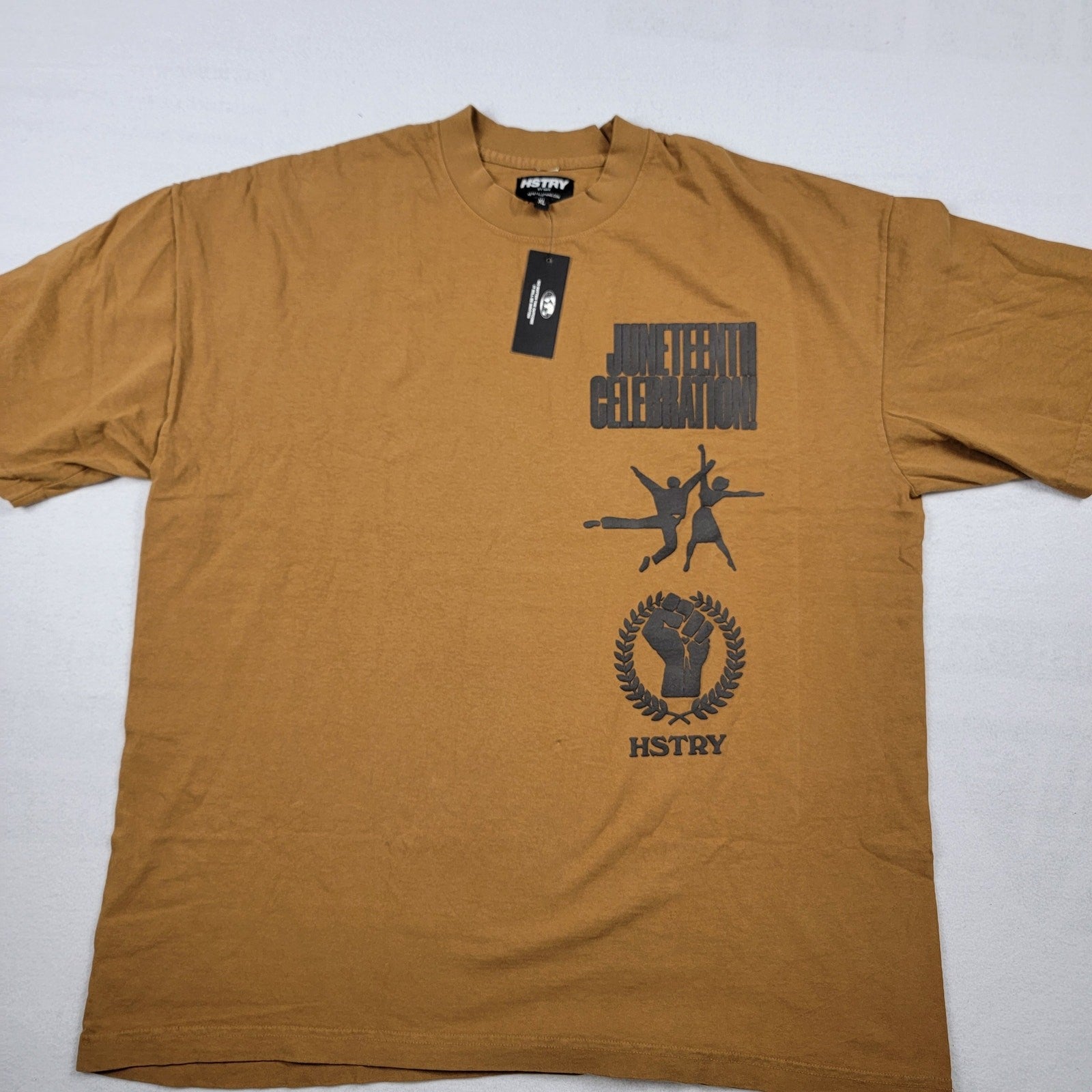 HSTRY by NAS Juneteenth Celebration Tshirt Bundle Brown and White Sz XL