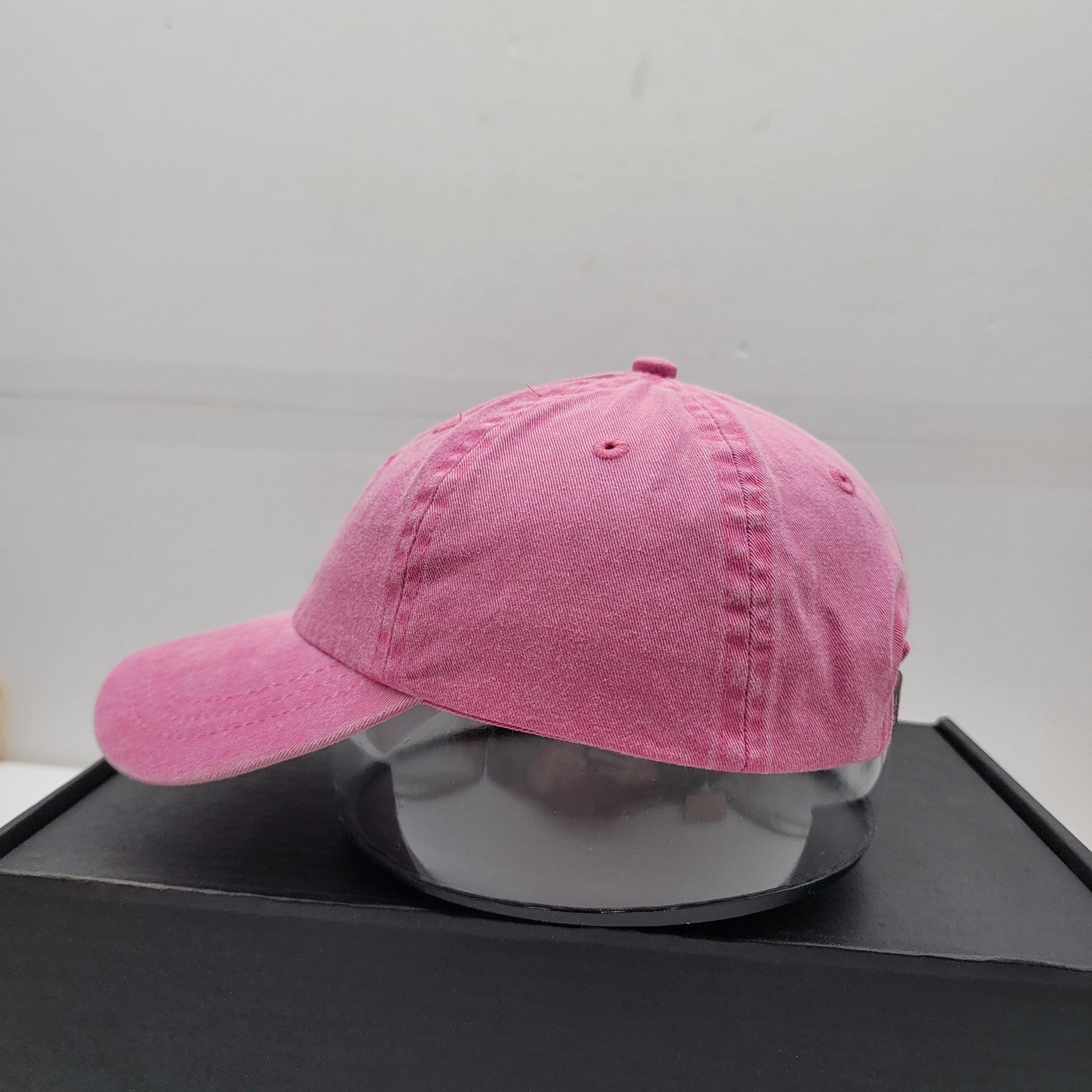 Block Island Hat Cap Strap Back Pink Embroidered Map Adams Casual Mens Cotton2