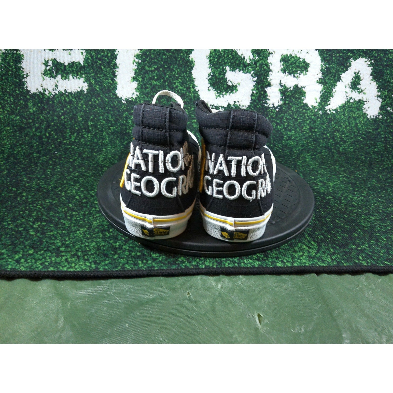 Vans National Geographic x Sk8Hi Reissue 138 'Logo' Sz 9.5 VN0A3TKPXHP1