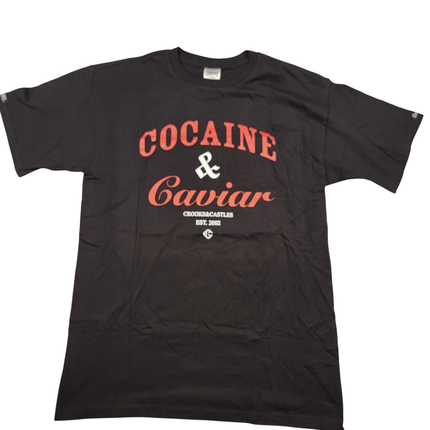 Crooks & Castles Bundle 2pc M NWT Cocaine & Caviar Tee Crooks 13 LS 7245