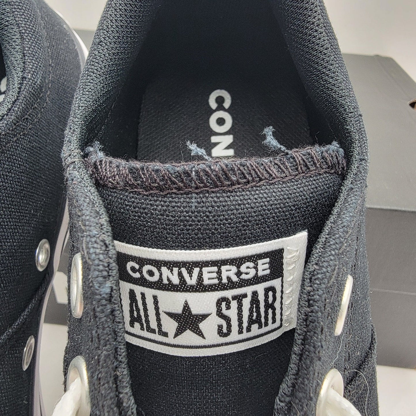 Converse CTAS Low Black Canvas  Women's Size 8New B Grade7