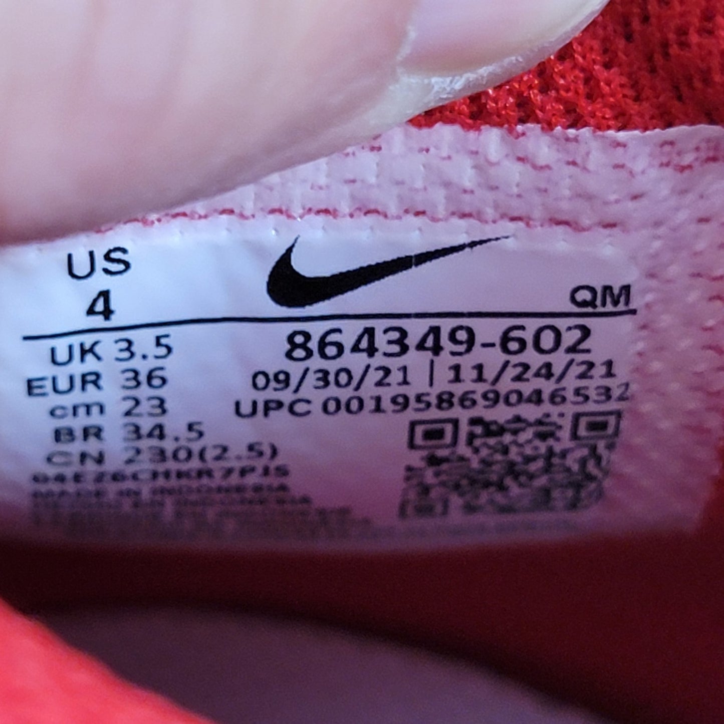 Nike Zoom Blazer Mid SB 'University Red' Sz 4 864349602 New with Defects5