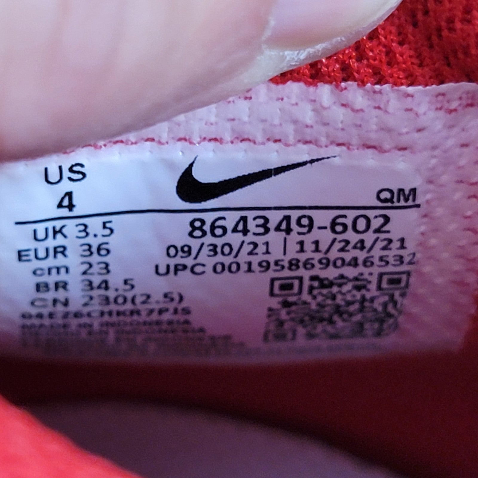 Nike Zoom Blazer Mid SB 'University Red' Sz 4 864349602 New with Defects5