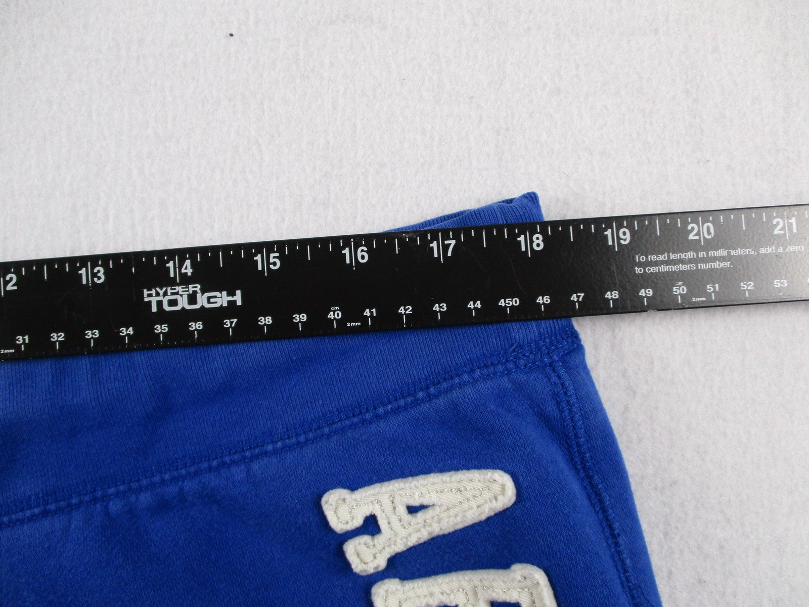 Aeropostale Sweatpants Womens XL Blue Fleece NY AERO 87 Jogger Pants 17236