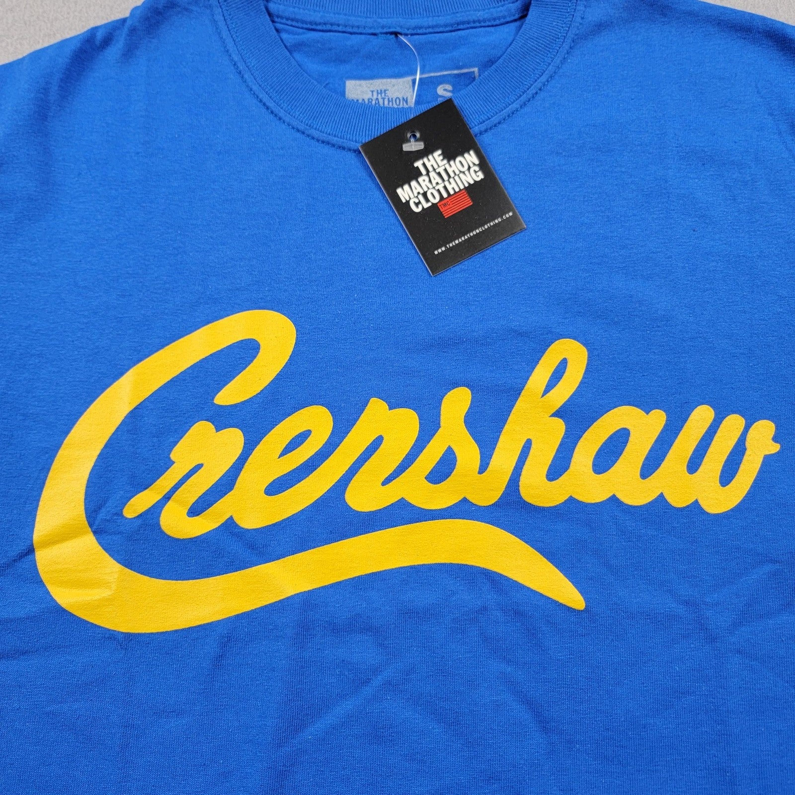 The Marathon Clothing Shirt Mens Small Blue Crenshaw Graphic Tee TMC TShirt3