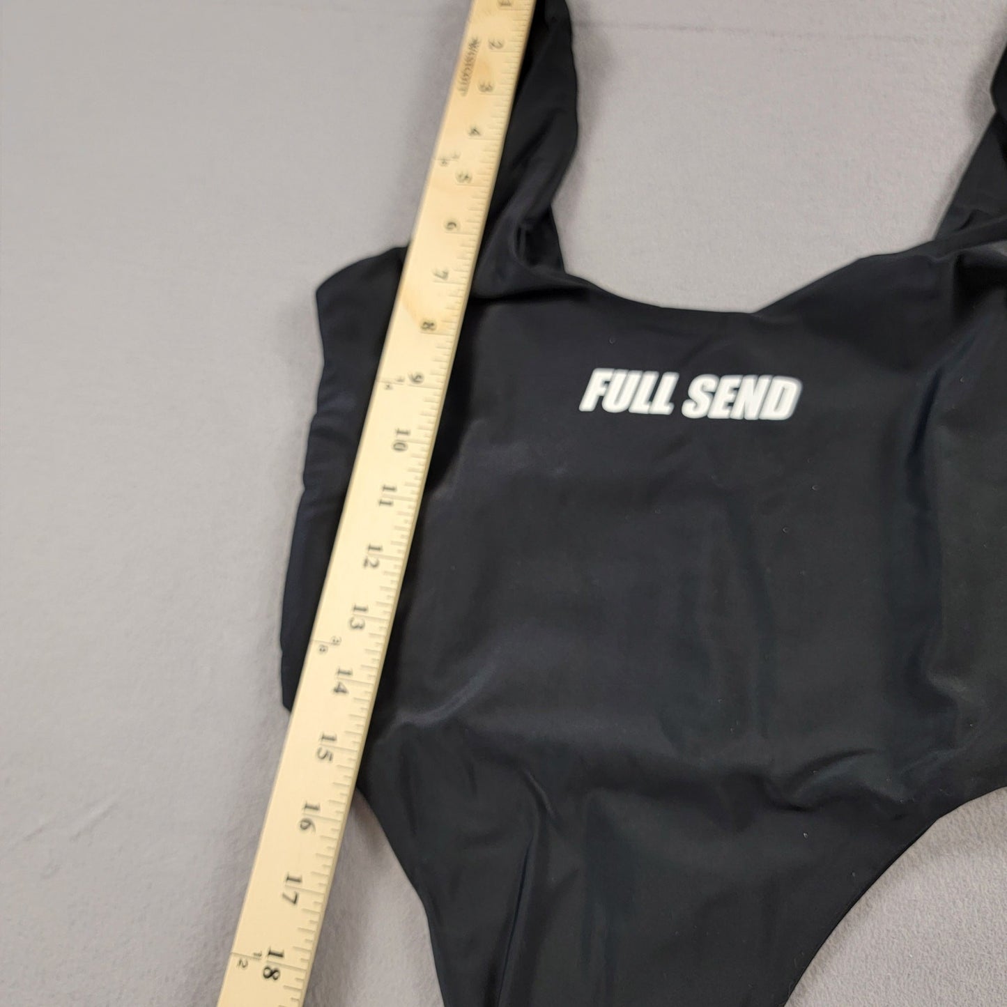 Full Send Women's One Piece Black Swimsuit  Size S